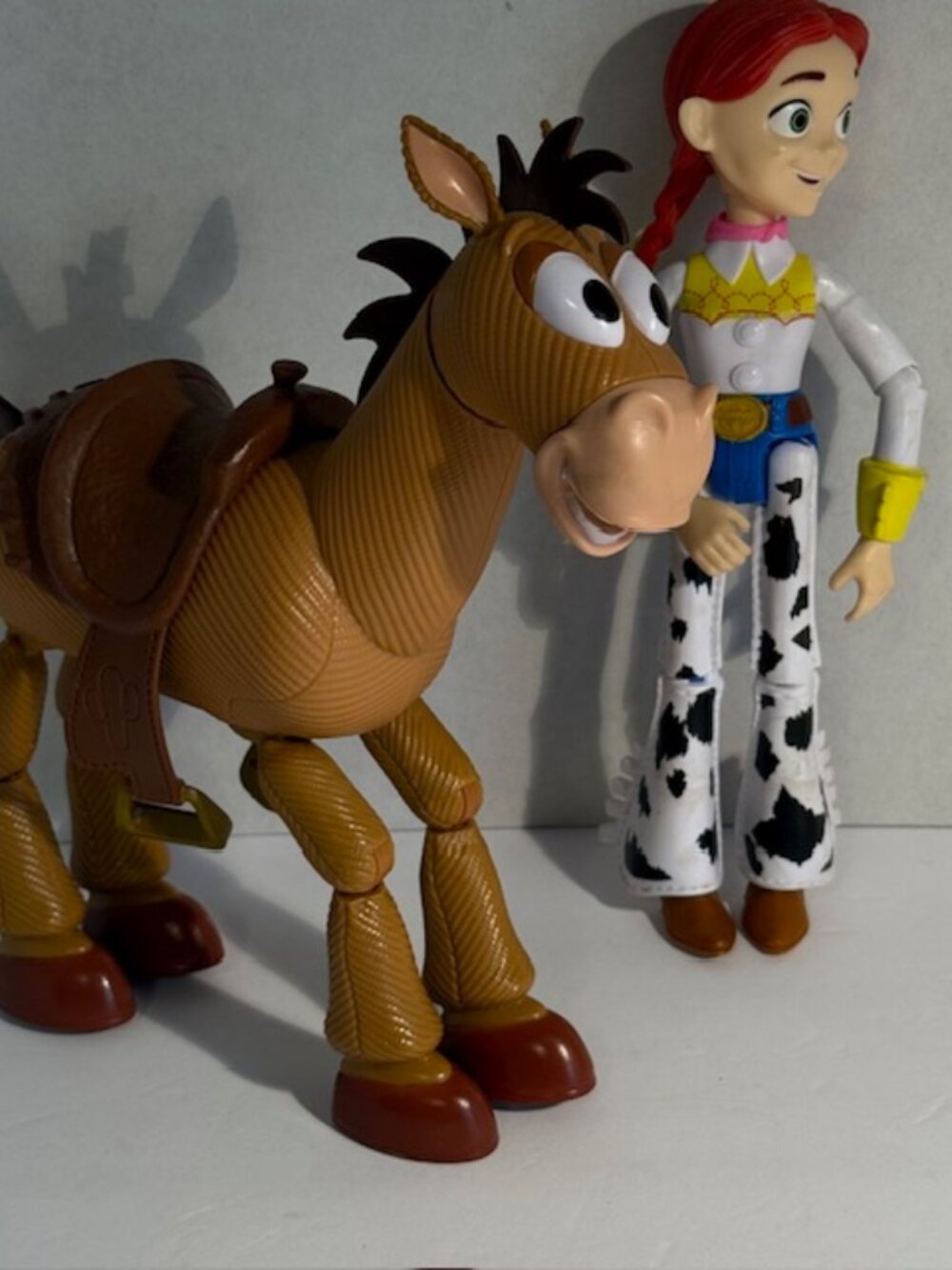 Disney Pixar Toy Story Bullseye the Horse and Jessie the Cowgirl Figures $23